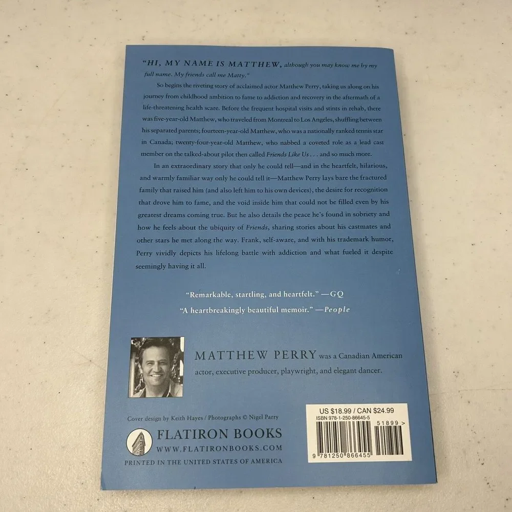 Friends, Lovers, and the Big Terrible Thing : A‎ Memoir by Matthew Perry